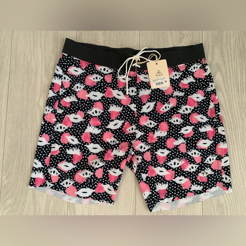 Catch Surf Tyler Stanaland All Day Surf Surfboard Trunk Mens Size 34 Multi Swim